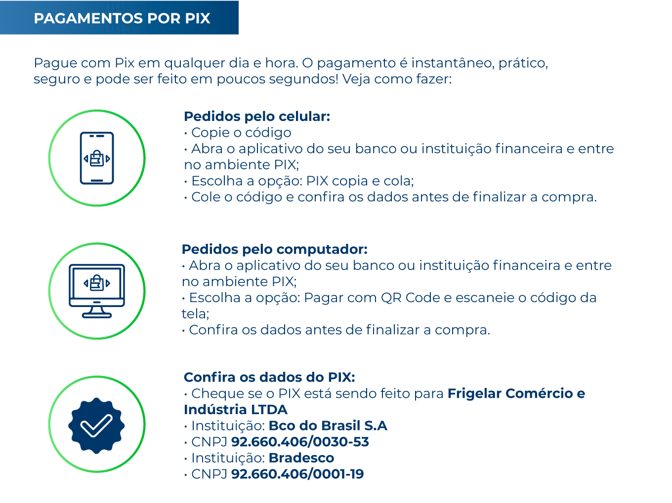 Pagamento por PIX