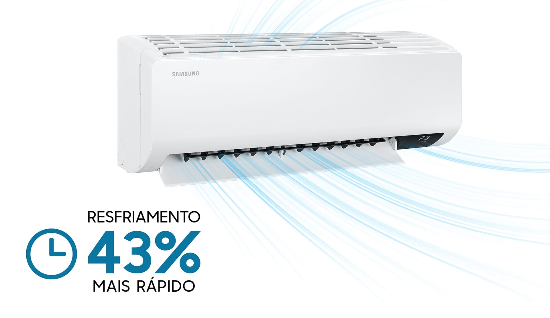 Ar condicionado fixo (3x1) SAMSUNG LUZON 9000 + 9000 + 12000BTU