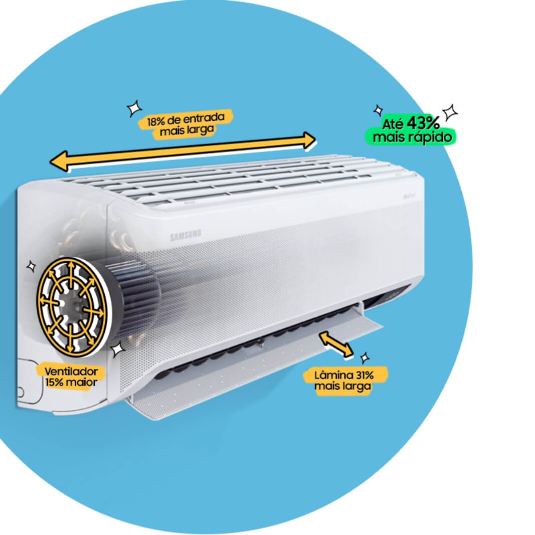 Ar Condicionado Split Digital Inverter Ultra Samsung 9000 Btus