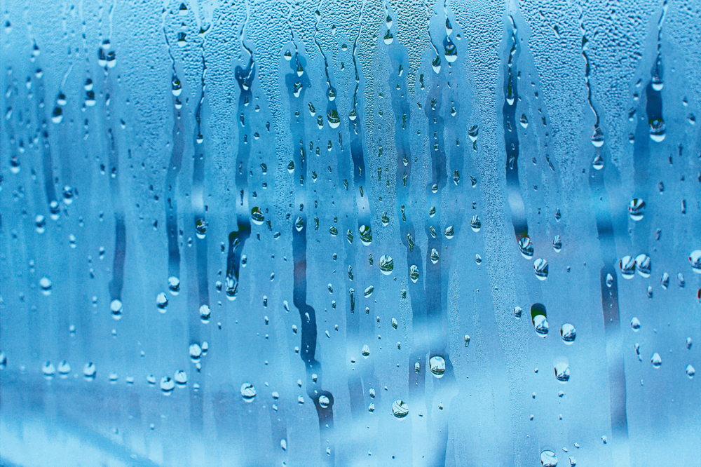 Efeito da umidade em uma janela