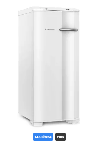 Freezer Vertical 1 porta Electrolux Cycle Defrost FE18 145 Litros 110v
