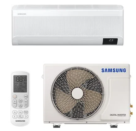 Ar Condicionado Split High Wall Digital Inverter Samsung Wind Free Essential Quente e Frio 18000 BTUs