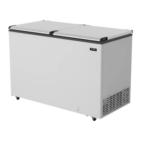 Freezer/Conservador Horizontal Esmaltec tem capacidade para 468 litros