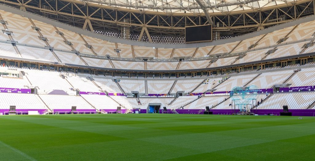 O Estádio Lusail possui saídas de ar embaixo de todos os assentos para os torcedores.