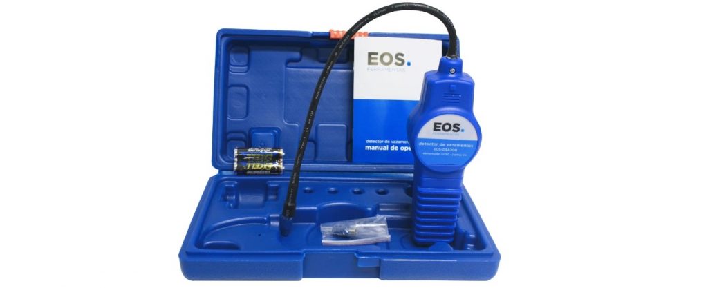 O detector eletrônico EOS permite que você encontre os vazamentos de gás com maior praticidade.