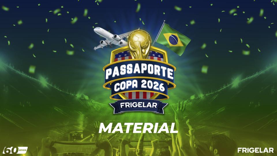 Frigelar leva você para a Copa 2026: Participe e concorra a uma viagem para os EUA