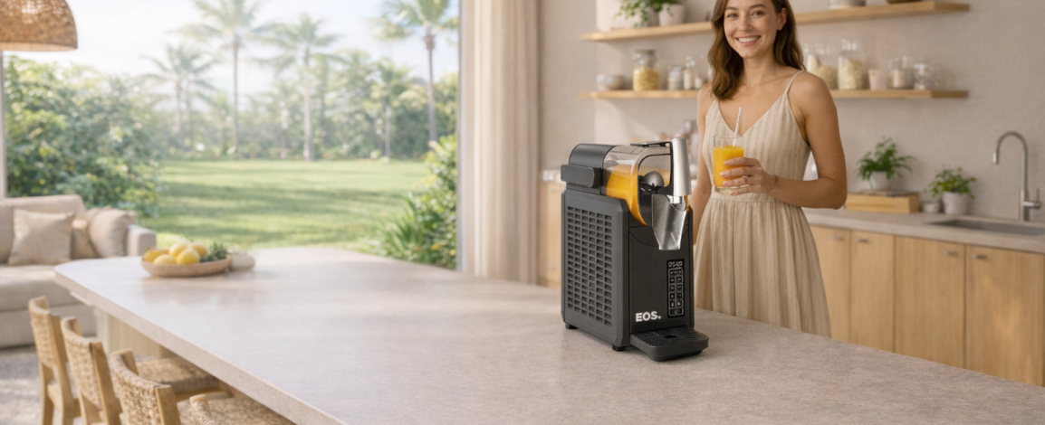 Ice Frozen Slushi: como a máquina de bebidas refrescantes funciona e se destaca no verão