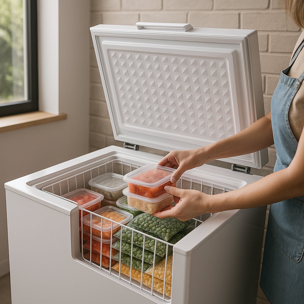 Como organizar o freezer horizontal para congelar mais rápido e evitar desperdício
