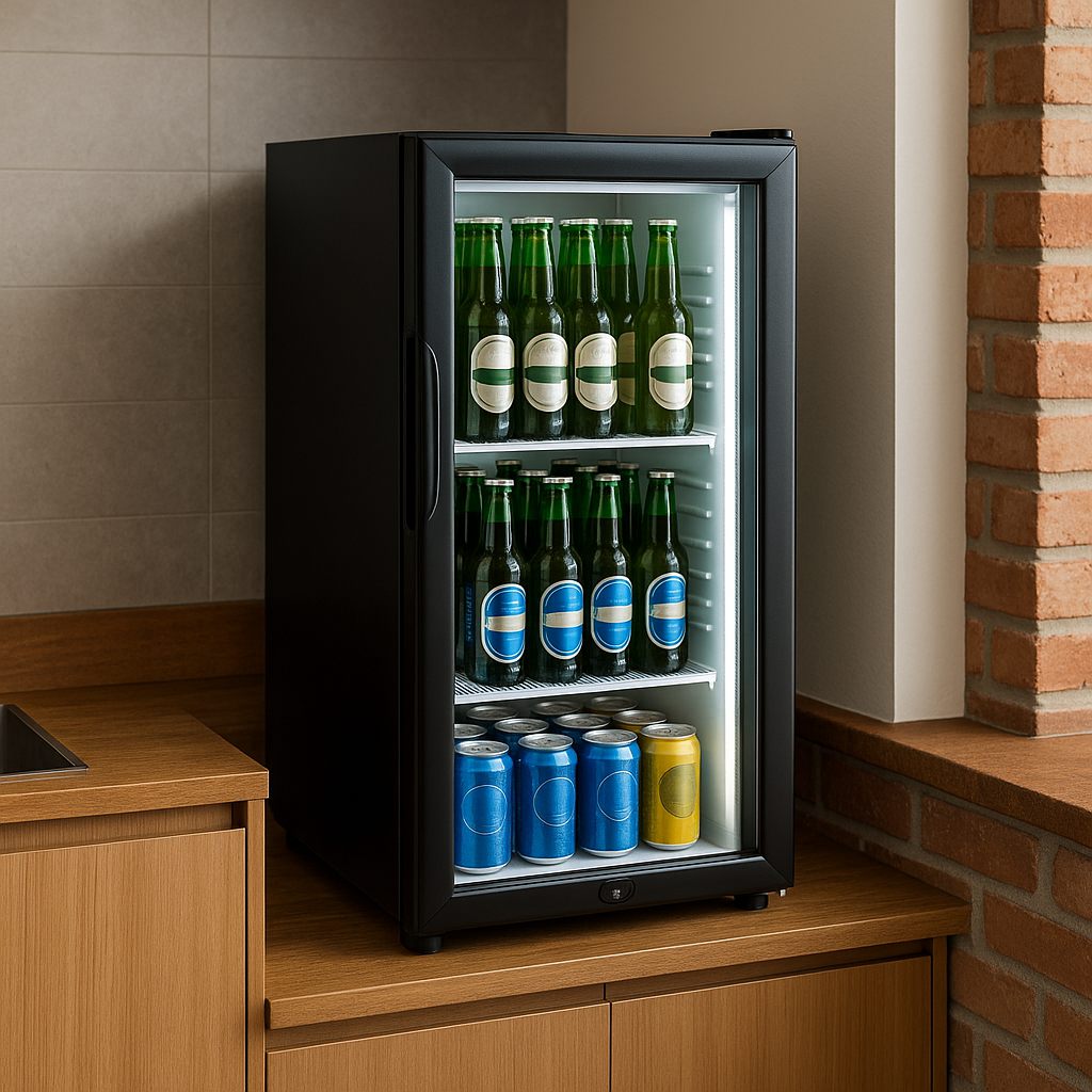 Expositor vertical compacto: quando ele vale mais do que uma geladeira comum?