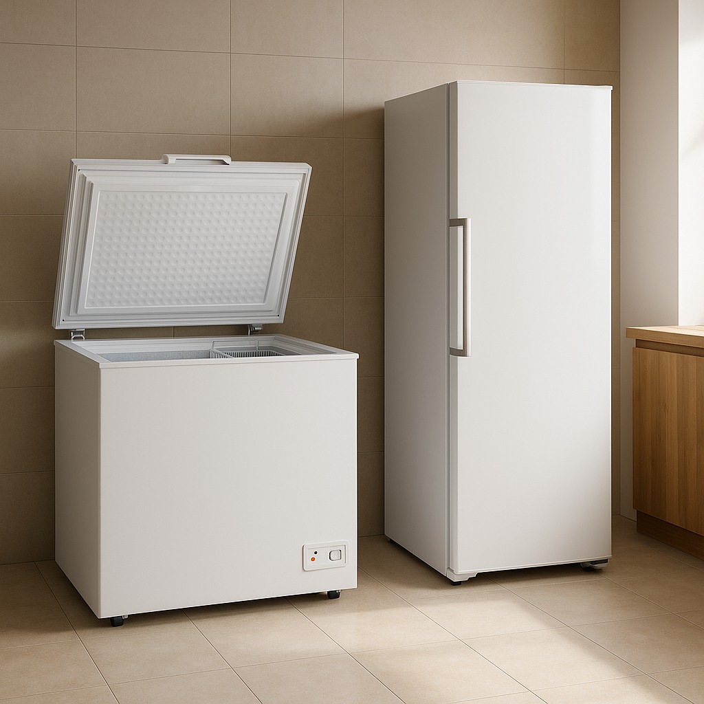Freezer horizontal ou vertical: qual faz mais sentido para casa e pequenos negócios?