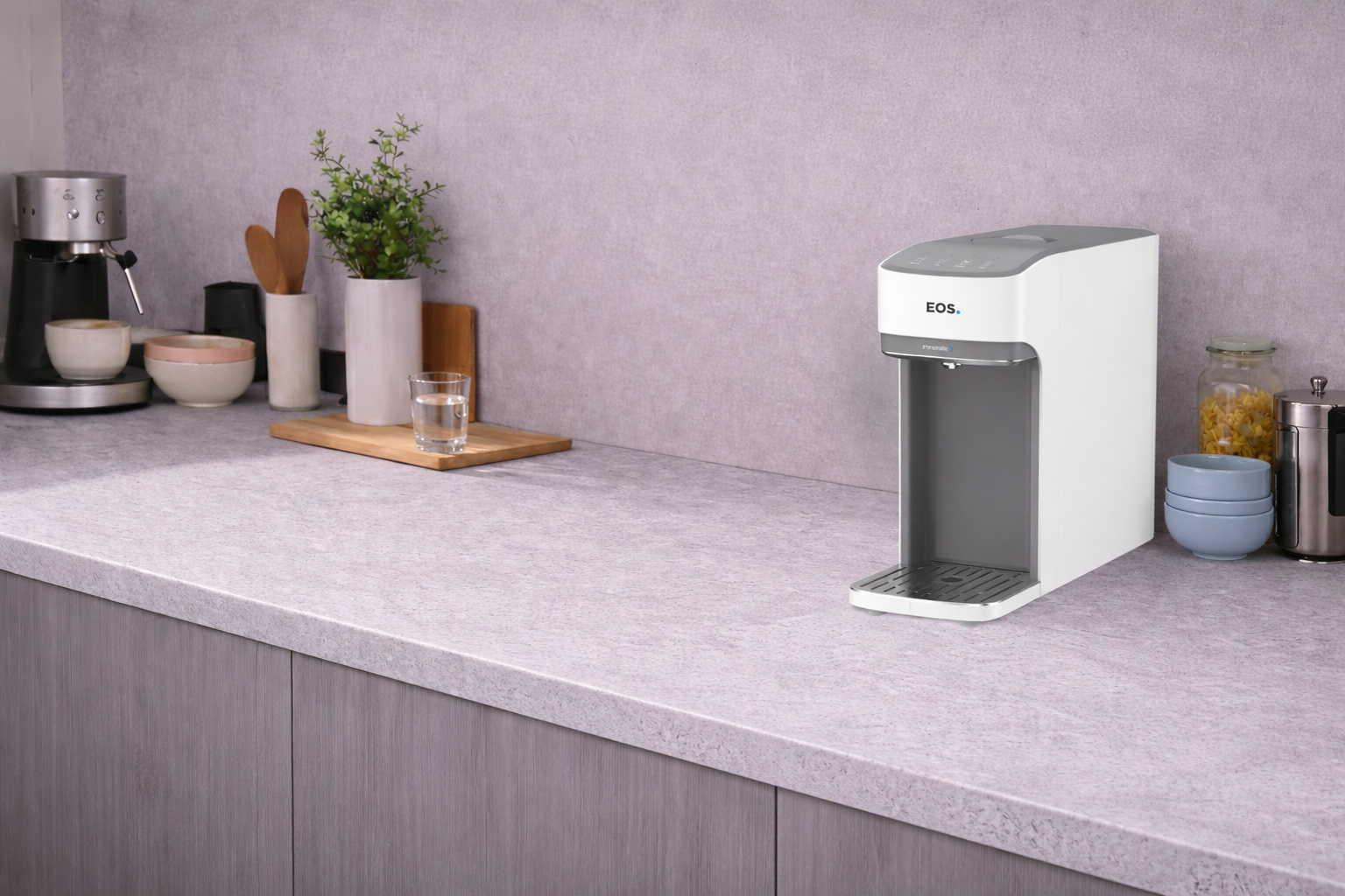 Bebedouro e Purificador EOS Mineralle Slim Touch: mais praticidade para ter água pura, fria ou gelada em casa