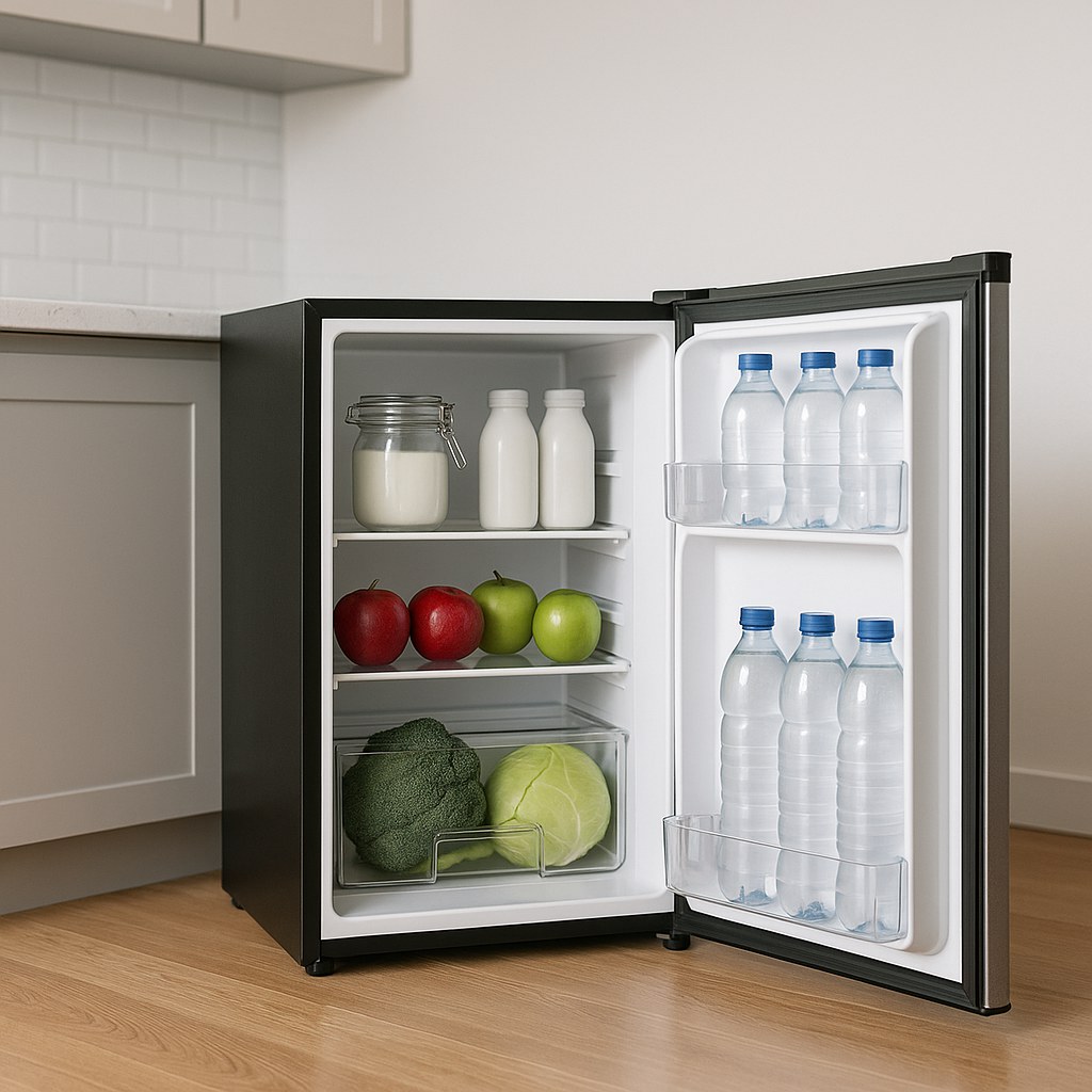 Refrigerador compacto: quantos litros você precisa? guia por rotina (solteiro, casal, office)