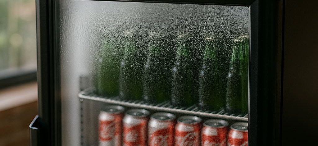 Tampa embaçando ou suando no expositor de bebidas? Veja o que ajustar para manter eficiência.