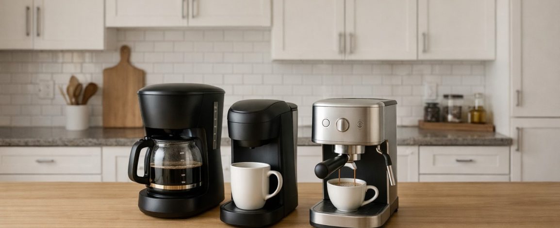 Cafeteira elétrica: filtro, cápsula ou expresso? escolha pelo seu ritmo