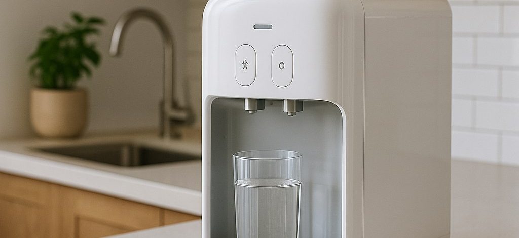 Bebedouro de mesa: vale para apartamento? vantagens e limitações