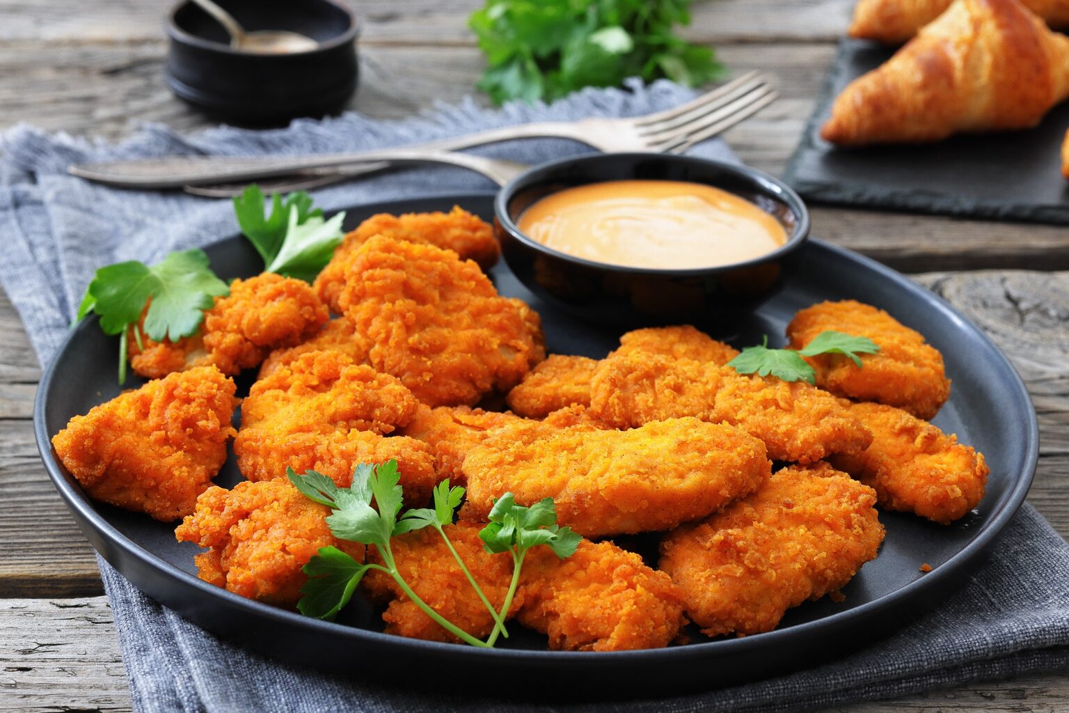Frango empanado na Air Fryer: tempo, temperatura e truques